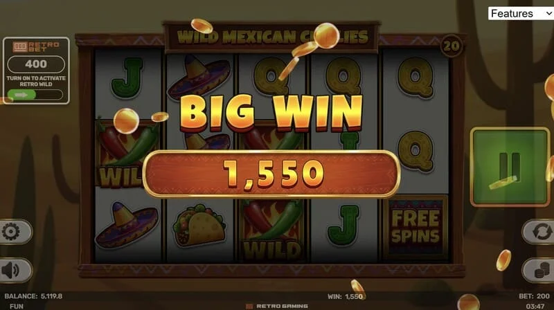 Wild Mexican Chillies - голяма печалба в Free Spins